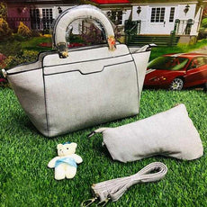 2 Piece Handbag Set For Ladies Women White | 24HOURS.PK