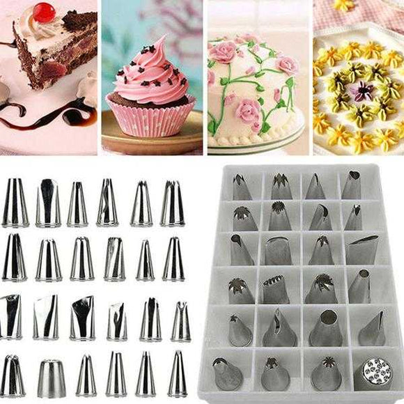 24 Nozzles For Cake Decoration | 24HOURS.PK