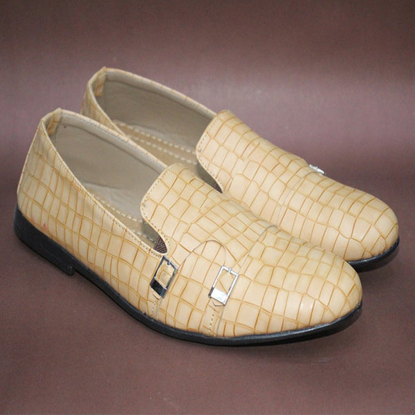 Stylish Flat Loafer Cut Shoe Peach Color | 24HOURS.PK