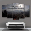 Astagfirullah Wall Decoration Frames - 5 Pieces (Only For Karachi) | 24HOURS.PK