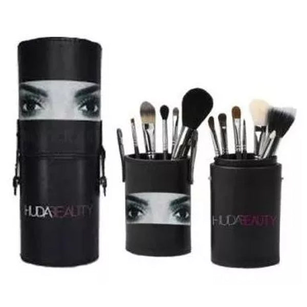 Set Of 12, Round Make-Up Brushes | 24HOURS.PK