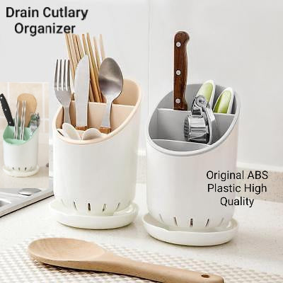 Spoon Holder Drain Cutlery Organizer Kitchen Gadgets | 24hours.pk