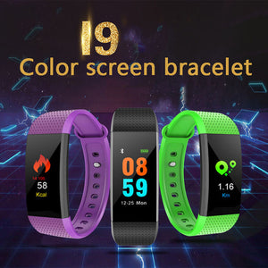 Smart Bracelet I9 - Monitors Heart Rate, Sleep, Calories Etc For Android And IOS | 24HOURS.PK