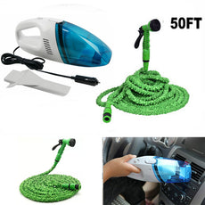Expandable Waterpipe 50ft for Garden & Portable Car Vacuum Cleaner (025) | 24HOURS.PK