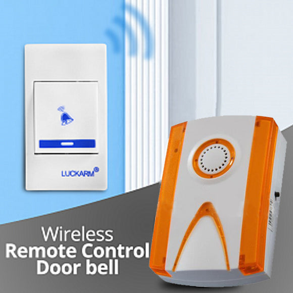 Pack of 2 Luckaram Intelligent Wireless Remote Control Door bell | 24HOURS.PK