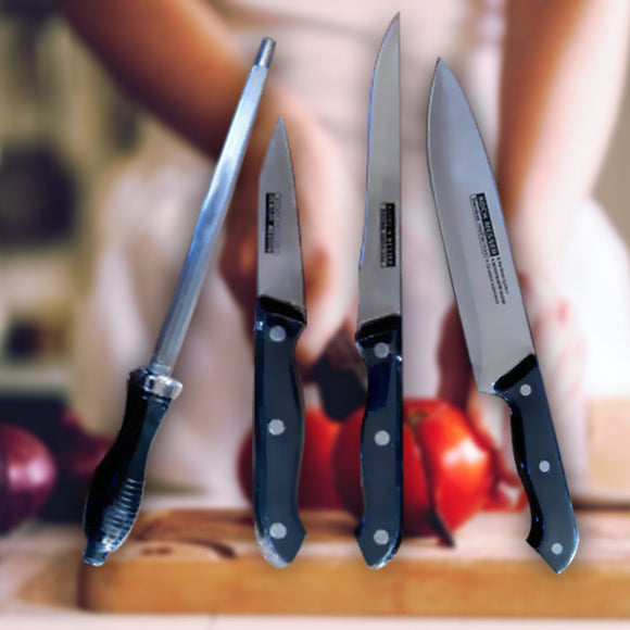 4 Pieces Koch Messer Stainless Steel Knives Set | 24hours.pk
