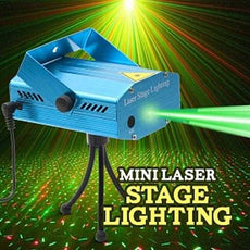 Mini Stage Light LED Laser Projector For DJ Disco Party  Christmas Decor Stage Lighting Effect | 24hours.pk