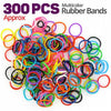 Pack Of 2, New Fashion Multicolor Mini Rubber Bands (Approximately 300) | 24hours.pk