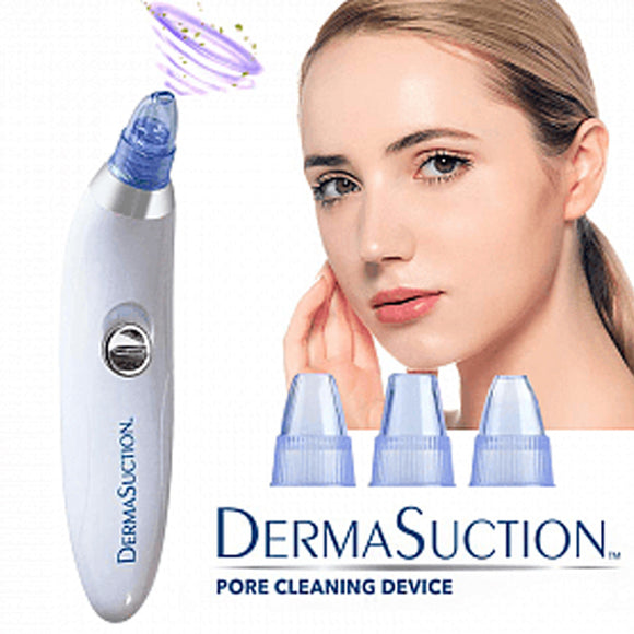 Derma Winds Portable Cordless Rechargeable Suction with 4 Interchangeable Heads | 24hours.pk