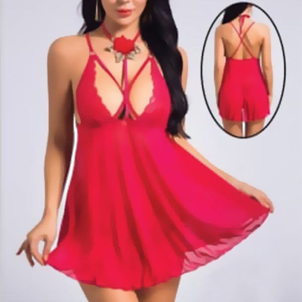 Short Nighty For Her - Pink | 24HOURS.PK