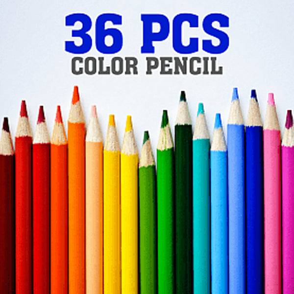 36 Color Pencils For Kids - Sale price - Buy online in Pakistan 