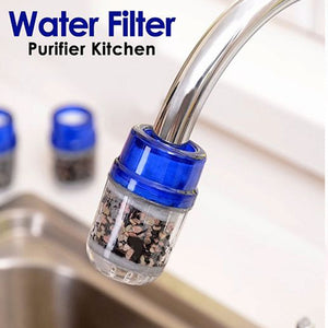 Activated Carbon Charcoal Tap Water Purifier Kitchen Faucet Water Filter | 24HOURS.PK