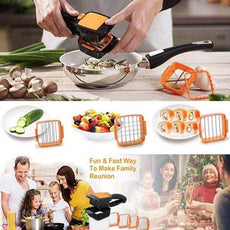 Nicer Dicer 5 in 1 Multi-Cutter Quick Food Fruit Vegetable Cutter Slicer Chopper | 24HOURS.PK