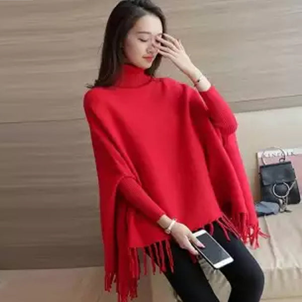 Stylish Plain Poncho For Women (1009) | 24HOURS.PK