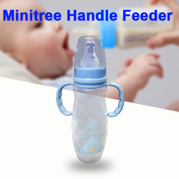 Pack of 2 Mini Tree Feeder Bottle Transparent and Blue | 24HOURS.PK