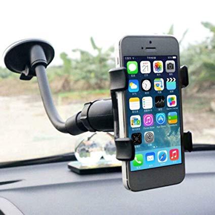 Long Arm Universal Car Mount Soft Tube Holder For Smartphones & GPS | 24hours.pk