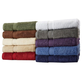 Egyptian Cotton 2-Piece Towel Set Multi Colors | 24HOURS.PK