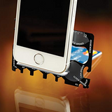 Creatif Ventures Wallet Ninja 18-in-1 Multi-Purpose Credit Card Size Pocket Tool (Black) (0035) | 24hours.pk