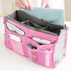 My Easy Nylon HandBag Insert Cosmetic Gadget Purse Organization | 24hours.pk