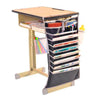 Desk Hanging Adjustable Book Newspaper Organizer | 24hours.pk