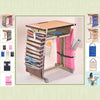 Desk Hanging Adjustable Book Newspaper Organizer | 24hours.pk