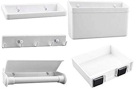Set of 5 Magnetic Kitchen Storage Dispenser | 24hours.pk