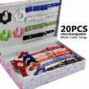 20Pcs Interchangeable Multi-Color Strap & Heart Shape Bezel Watch for Women | 24HOURS.PK
