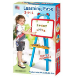 3 In 1 Educational Magnetic Learning Easel Board | 24hours.pk