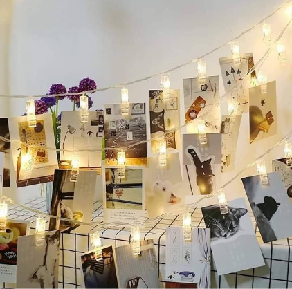 String Lights With 20 LEDs Mood lighting Permanent Lighting Starry Light 3 AA Battery Operated