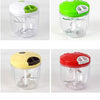 Portable Size 900ML Baby Kids Food Cutter Chopper Vegetable Fruit Meat Grinder Shredder Manual Slicers Kitchen Utensil Random Colorsm 7642 | 24hours.pk