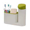2 Pcs Sink Tidy Set (Soap and Brushes Dispenser) | 24hours.pk