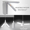 Foldable Light, Fan Blade LED Light Bulb, Super Bright Angle Adjustable Home Ceiling Cool White Lights | Ammad