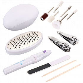 Pedi Mate Complete 12 Pcs Handheld Pedicure Manicure Set. | 24HOURS.PK