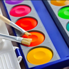 Pack Of 2, Glittery Watercolors With Brush For Kids 3+Ages, MP-301 | 24HOURS.PK
