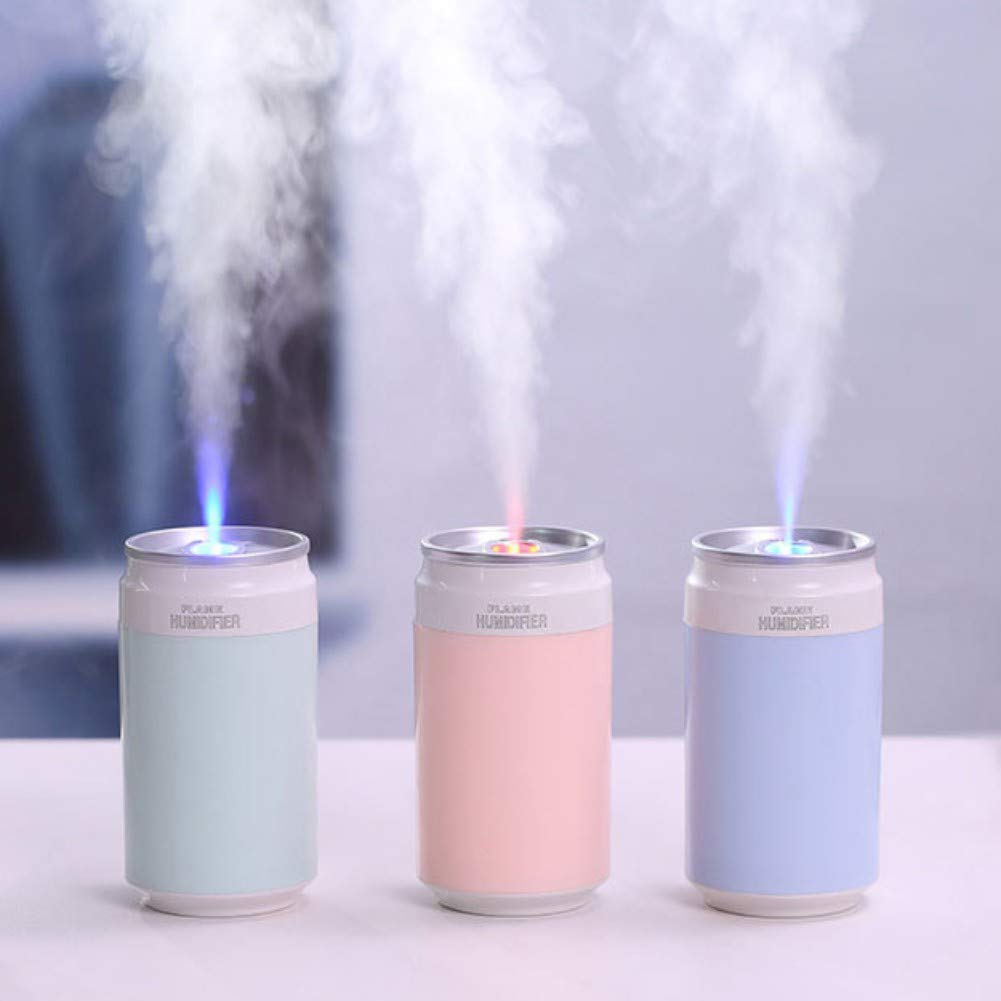 Mini Ultrasonic Air Humidifier With LED Night Light 3 in 1 USB Portable Durable Silent For Home Car Office or Air