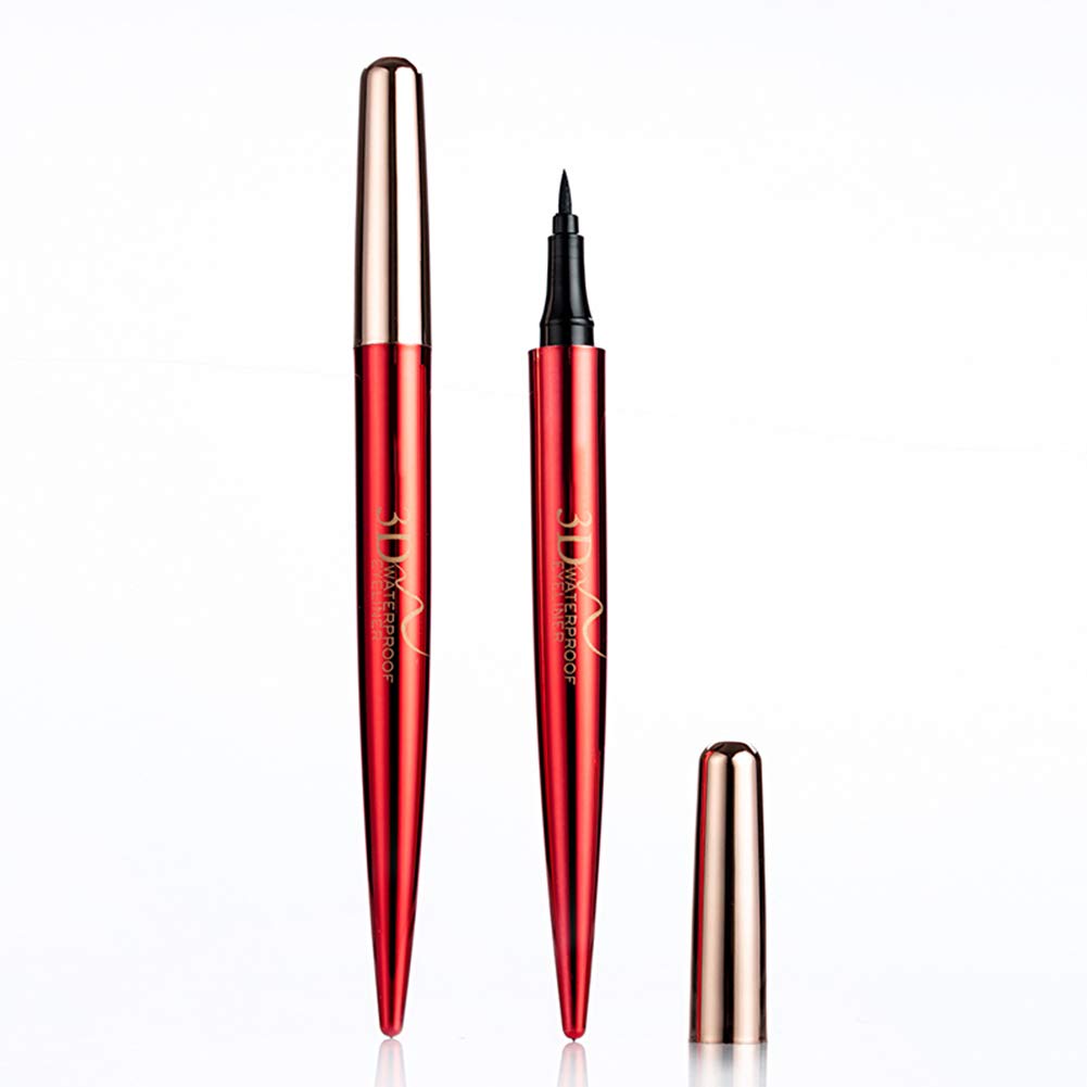 Cute love Portable 3D Eyeliner Pen Long lasting Waterproof Non Vertigo Dyed Eyeliner Eye Makeup