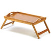 Modern table Solid Easy Fold Brown Wooden Serving tray | 24hours.pk