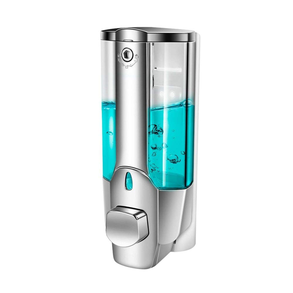Liquid Soap Dispenser with Lock Key for Sink Bathroom, 350 ml 7421 | 24hours.pk