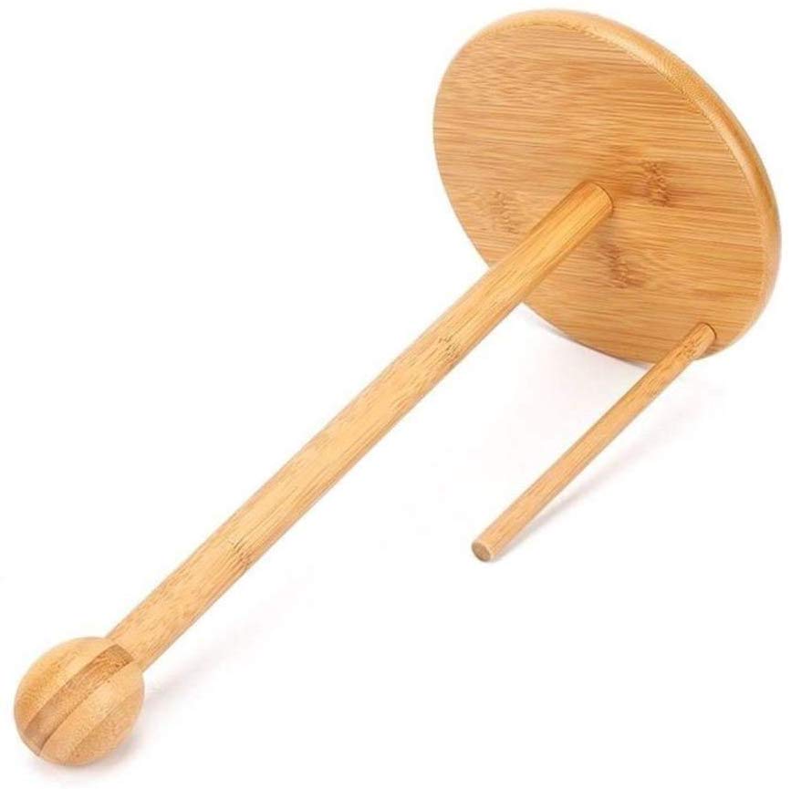 Paper Roll Stand Bamboo Tear Paper Towel Holder for Rolls used in Kitchen Living Room Bathroom Toil | 24hours.pk