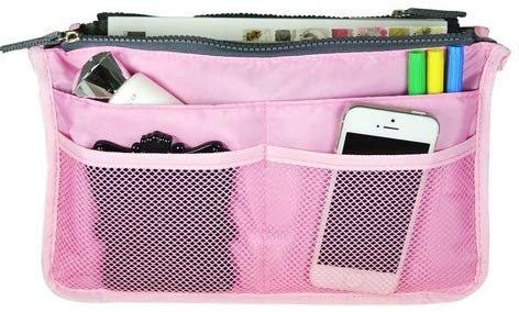 My Easy Nylon HandBag Insert Cosmetic Gadget Purse Organization | 24hours.pk
