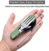 Power delux Camping 4 in 1 Fork Knife Spoon Bottle Opener Set Stainless Steel | 24HOURS.PK