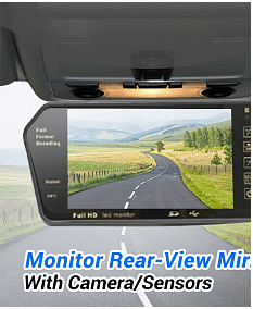Mirror Monitor With Camera Sensors  AXS1024 | 24hours.pk