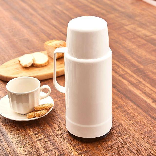 GLT Vacuum Bottle 1Ltr White 980234 | 24HOURS.PK