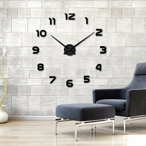 3D Decorative Design Wall Clock To Design Yourself | 24hours.pk