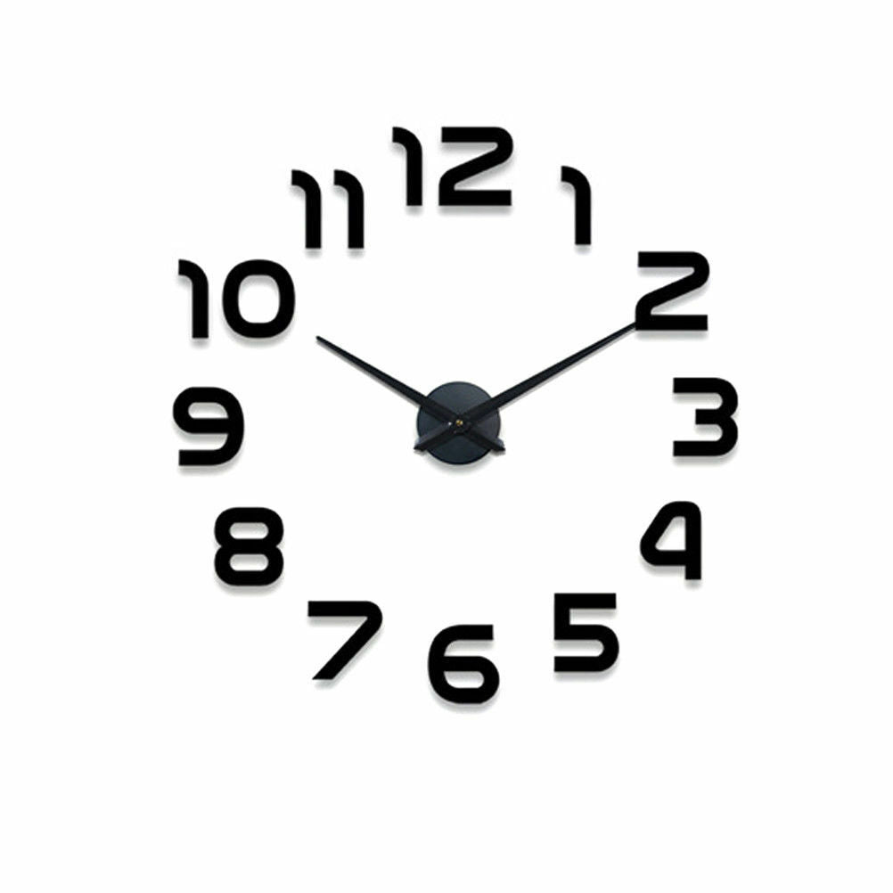 3D Decorative Design Wall Clock To Design Yourself | 24hours.pk