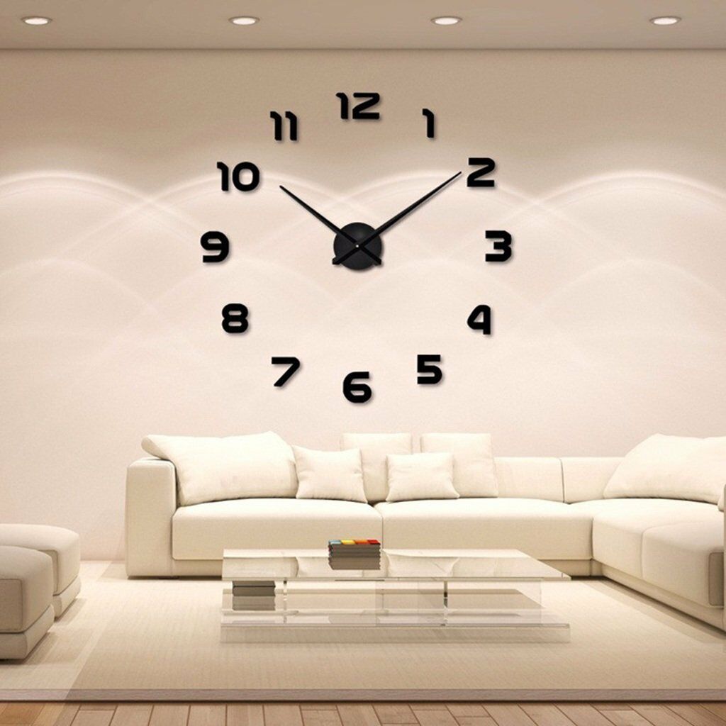 3D Decorative Design Wall Clock To Design Yourself | 24hours.pk