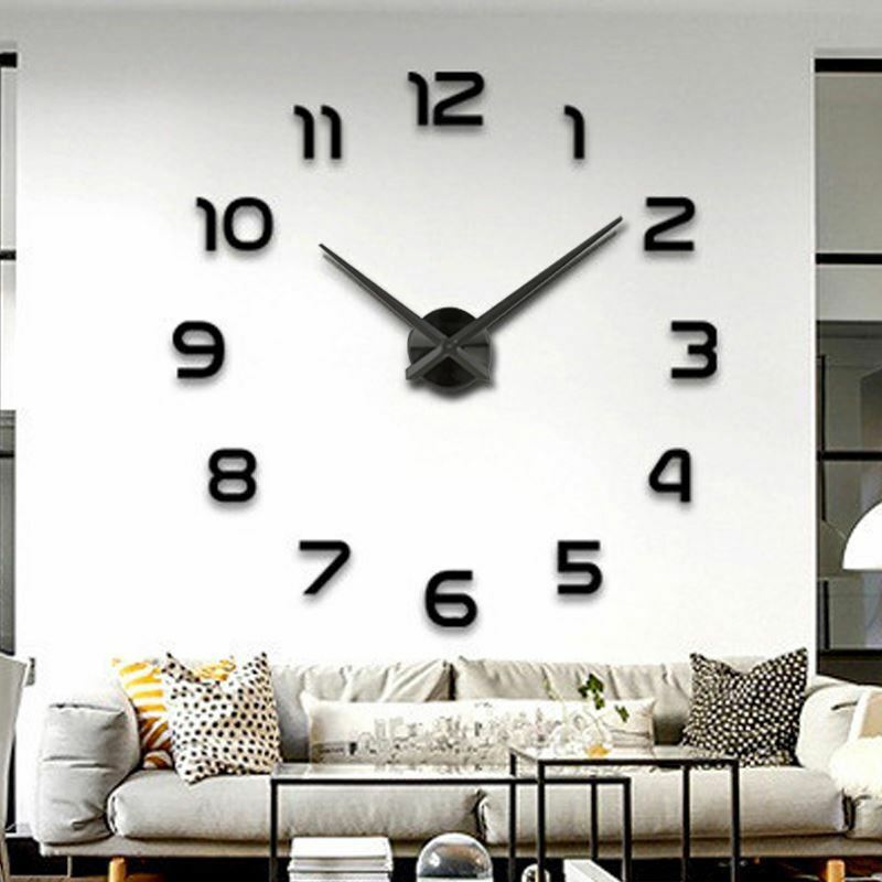 3D Decorative Design Wall Clock To Design Yourself | 24hours.pk