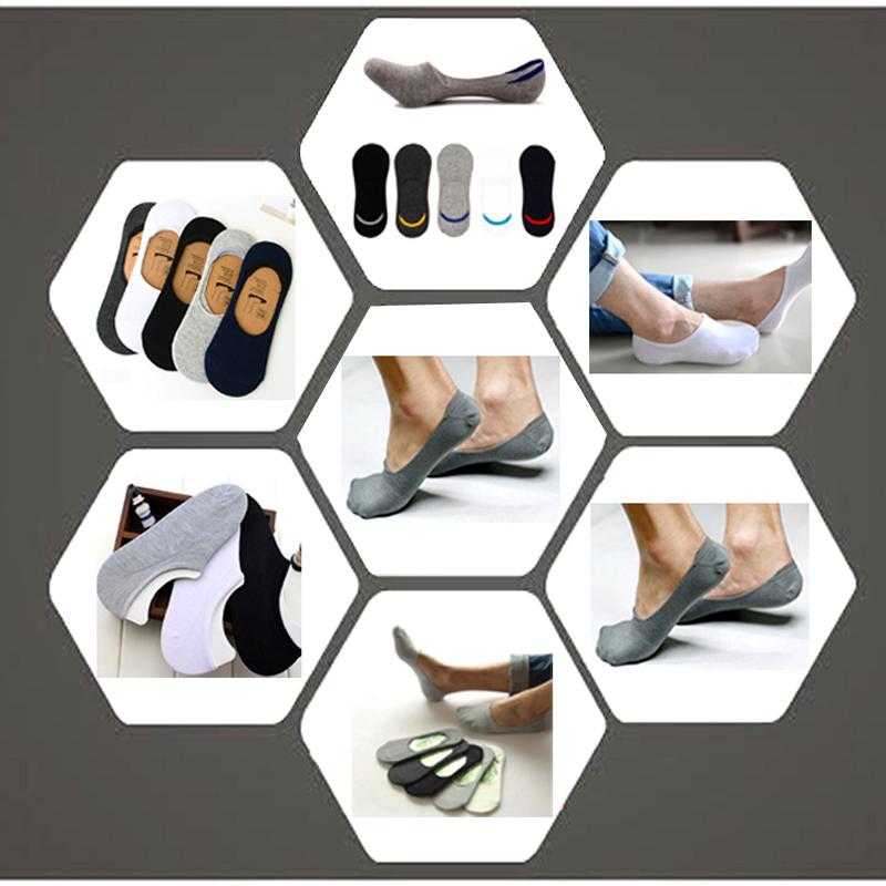 Pack 6 Random Color SIK Collection Low-Cut No-Show Mens Ankle Cotton Summer Socks | 24hours.pk