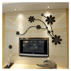 Cherry Blossoms Corner DIY 3D 2mm Acrylic Wall Art 48x60 Inches | Oshi.pk
