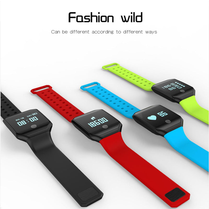 Bluetooth Smart Watch Z66 Smart Bracelet Waterproof Pedometer Heart Rate Blood Pressure Monitor Sport Sleep Tracker Watch | 24hours.pk